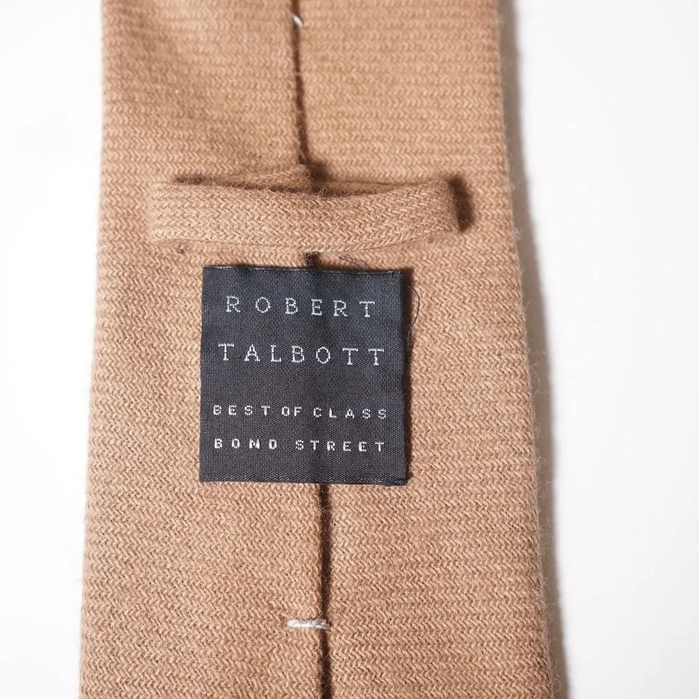 Robert Talbott Cashmere Tie Brown Best in Class Bond Street